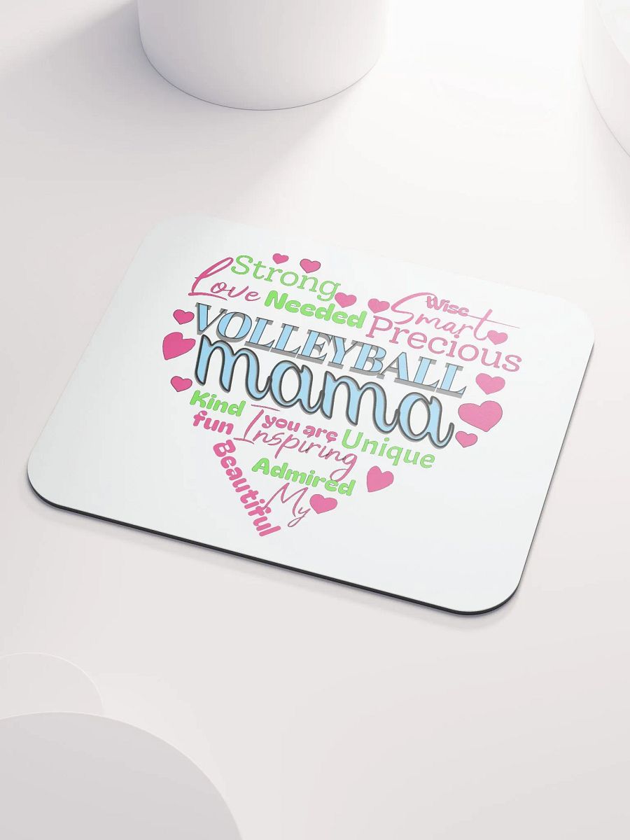 Heart Volleyball Mama Mouse Pad product image (1)