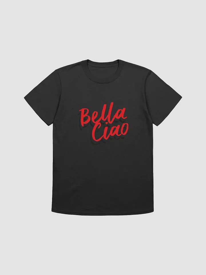 Cursive Red 'Bella Ciao' Unisex T-Shirt product image (1)