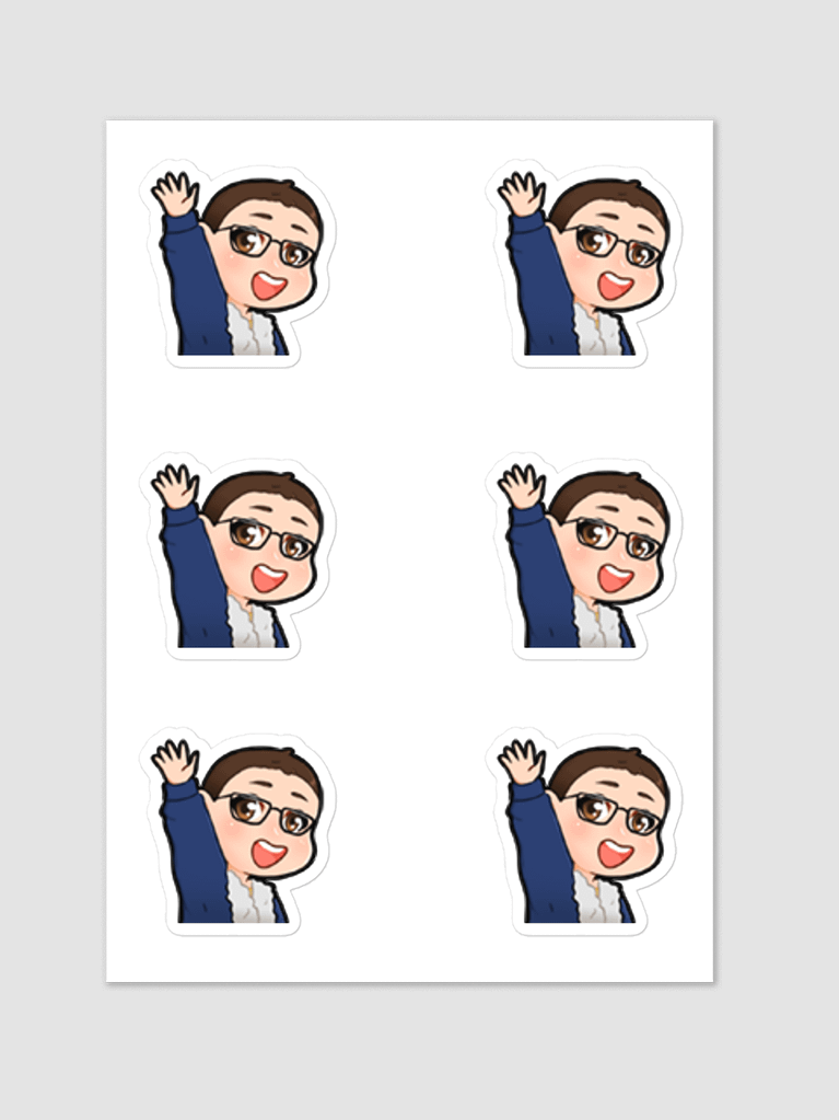 [wildlifesam] Wave sticker set product image (1)