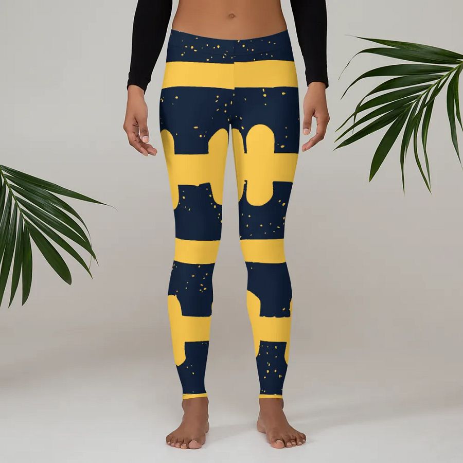 Golden Dots Midnight Leggings product image (3)