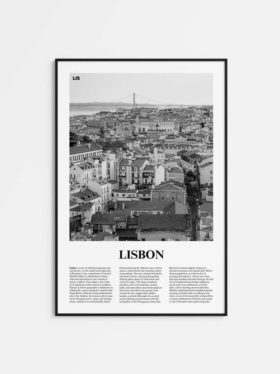 Lisbon 03 Newspaper Poster product image (1)