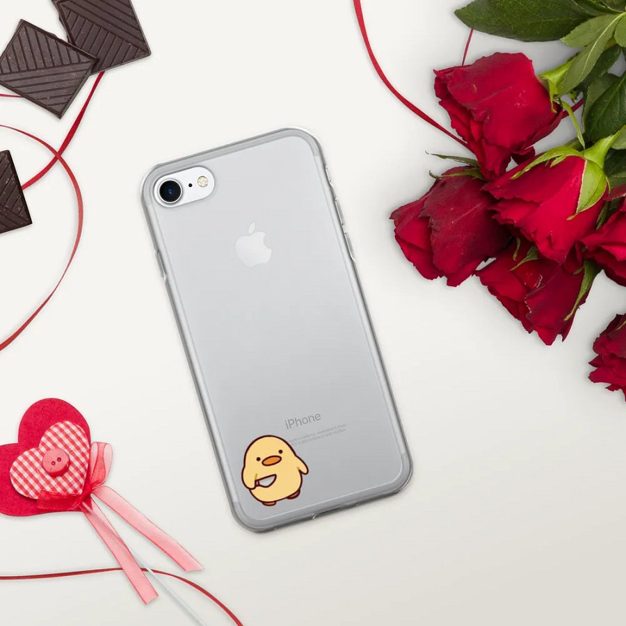 Clear Case for iPhone - Cute Ducky Design product image (336)