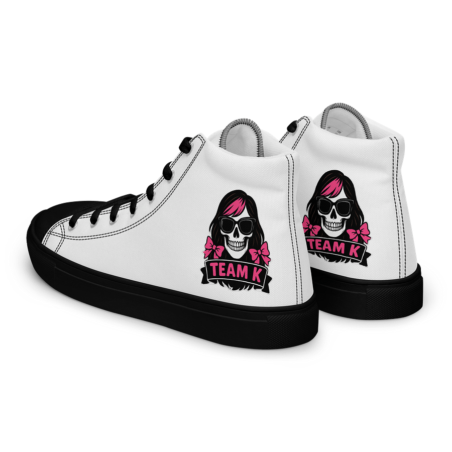 TEAM K (V-6) Women's High Top Canvas Shoes product image (8)