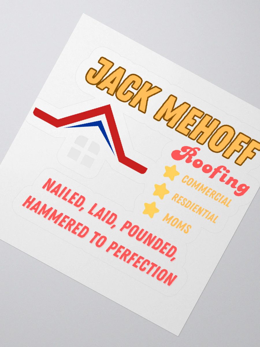 Jack MeHoff Roofing Sticker product image (2)