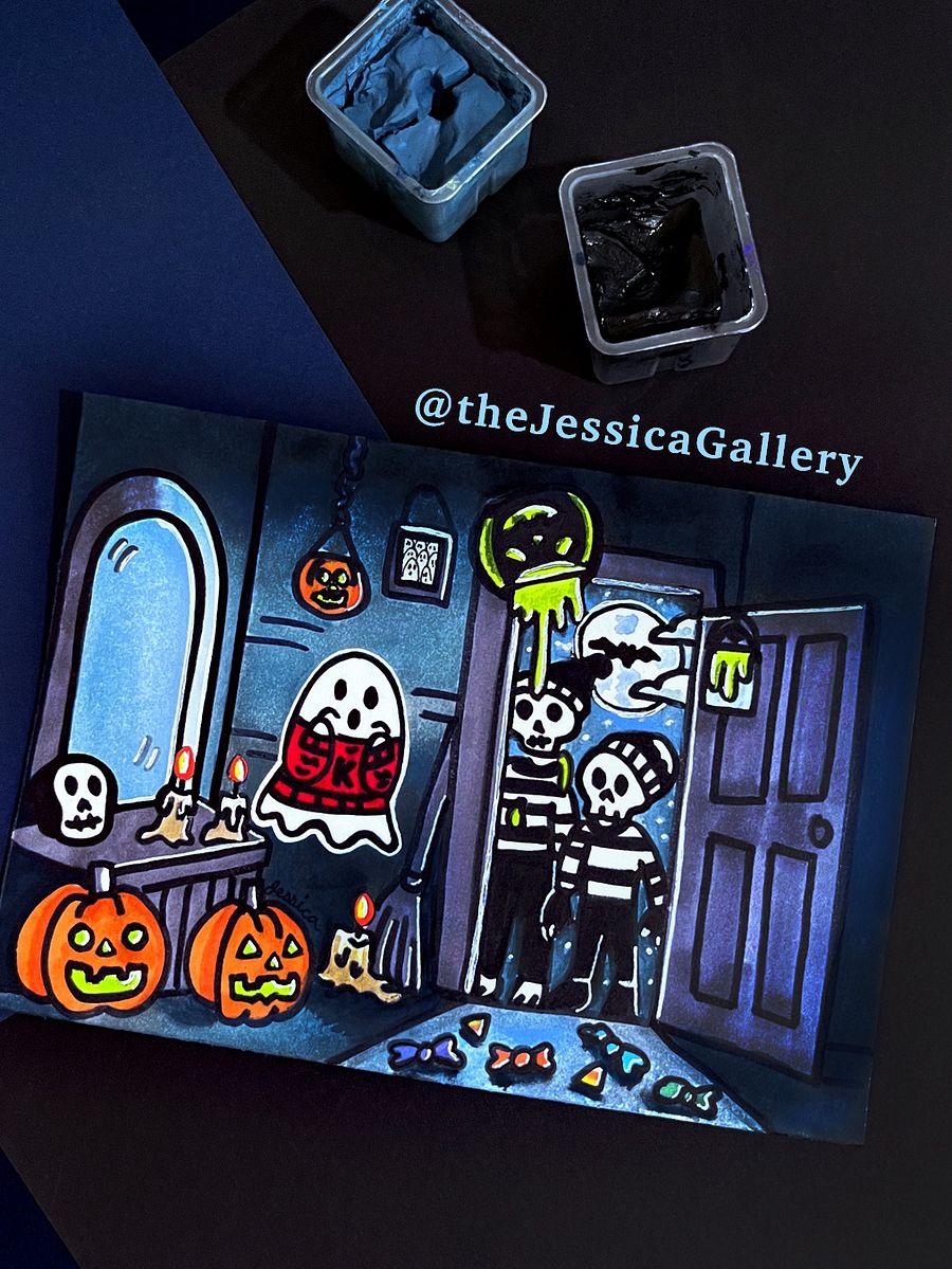 Trap or Treat Art Print product image (2)