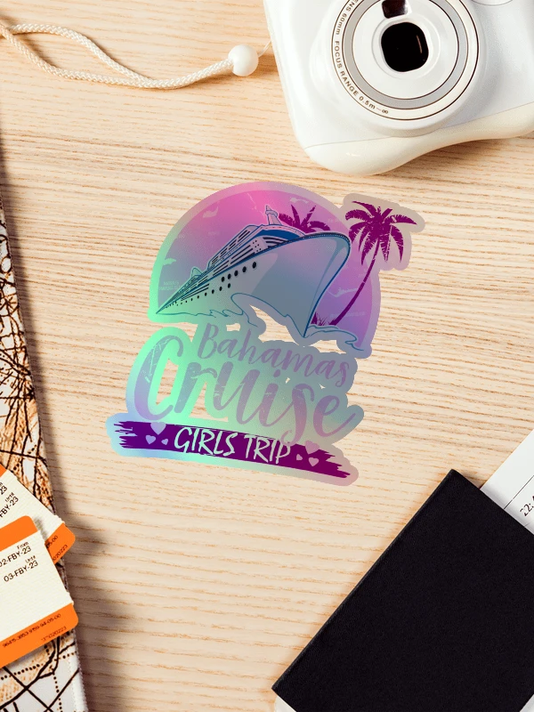 Bahamas Sticker Holographic : Bahamas Girls Trip Cruise product image (1)