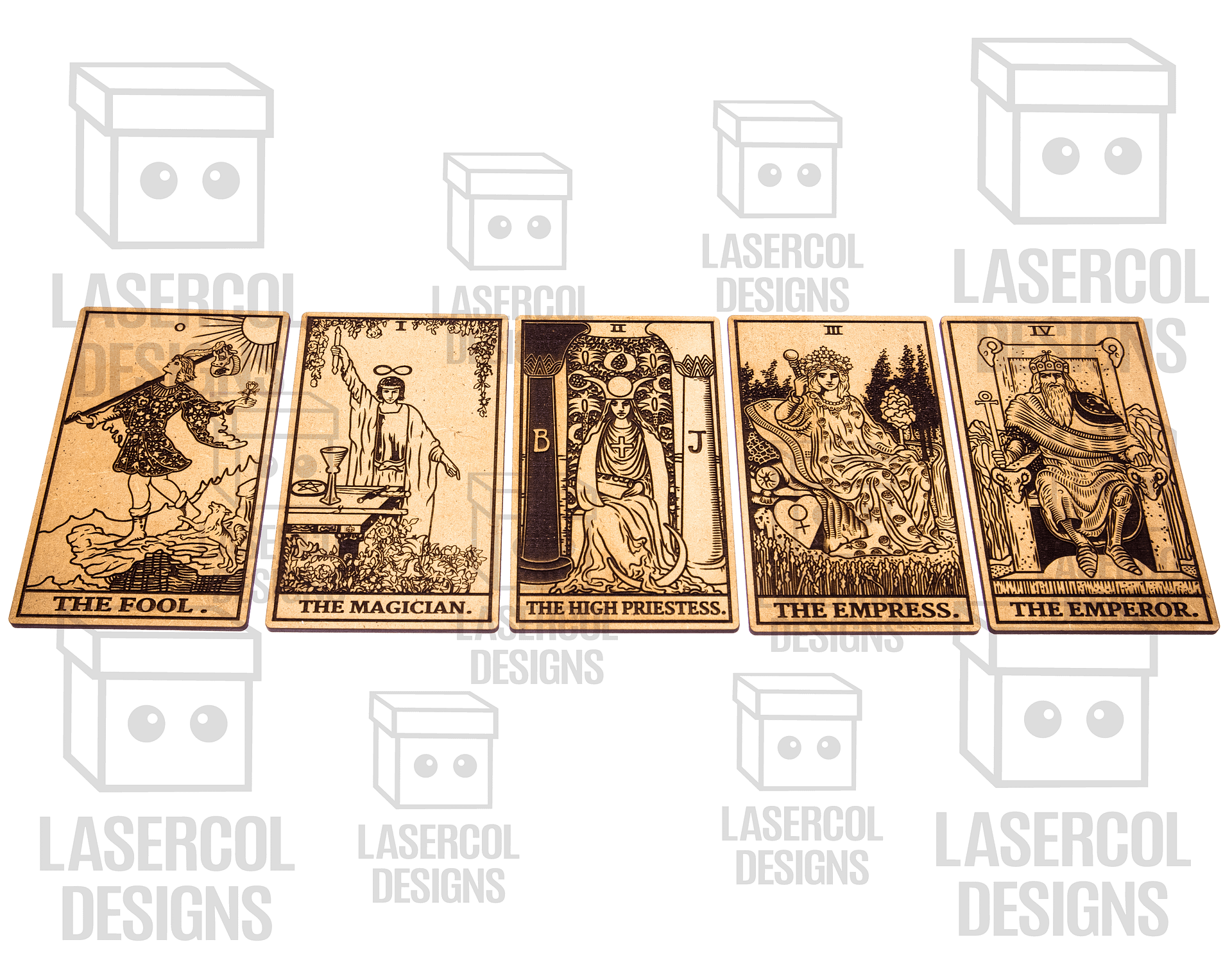 Tarot Cards (Set 1) - Laser Cut Files product image (8)