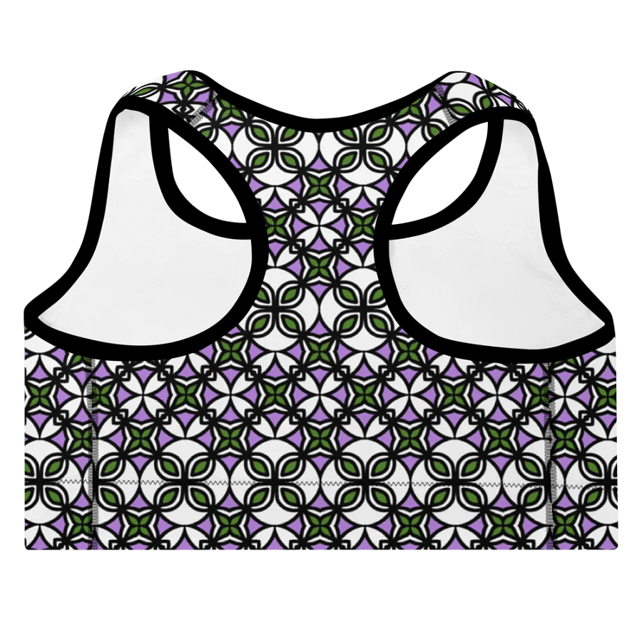 Gender Queer Abstract (3) - Padded Sports Bra product image (4)