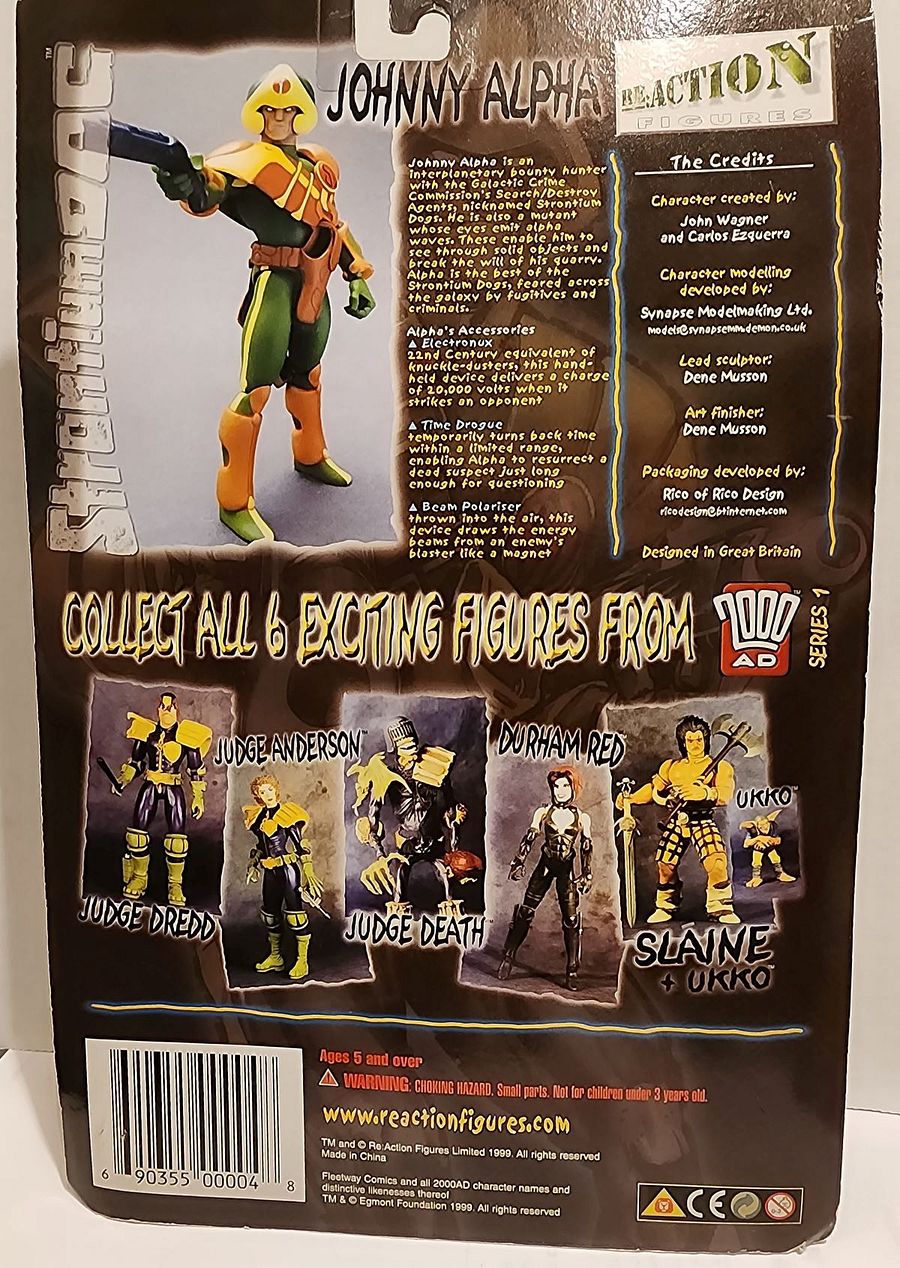 Johnny Alpha 2000 AD Collectors Series figure- New in Box product image (7)