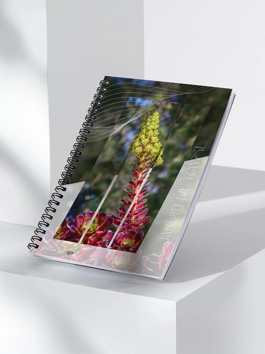 GeoGraphik Notebook – Aeonium Pourpre – A5 Format product image (3)