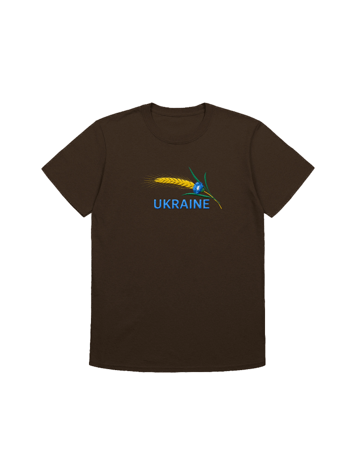 Ukraine Wheat Cornflower Agricultural Heritage Ukrainian Symbol| Gildan Unisex Softstyle T-Shirt | Embroidered product image (11)