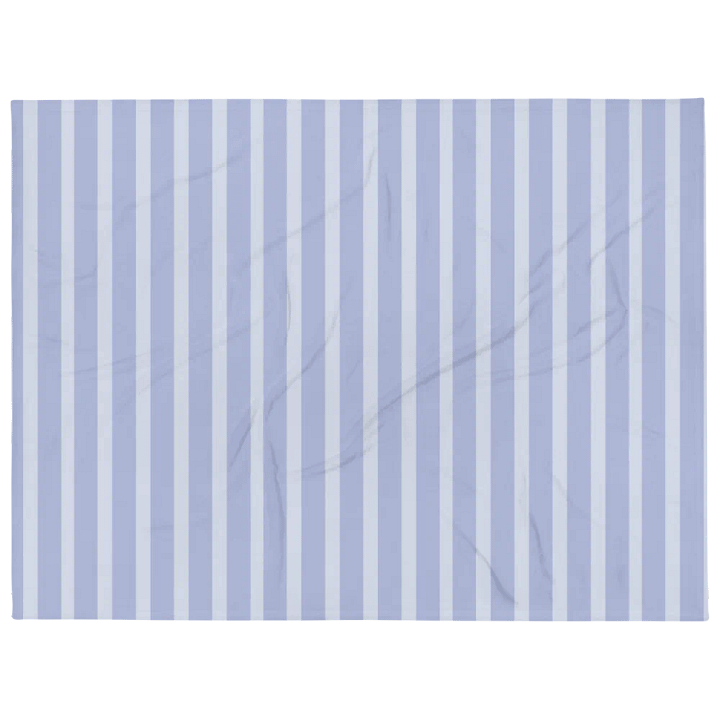 DUSKY BLUE STRIPES Throw Blanket product image (1)