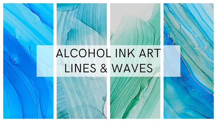 Advanced Alcohol Ink Art Class: Mastering Lines product image (1)
