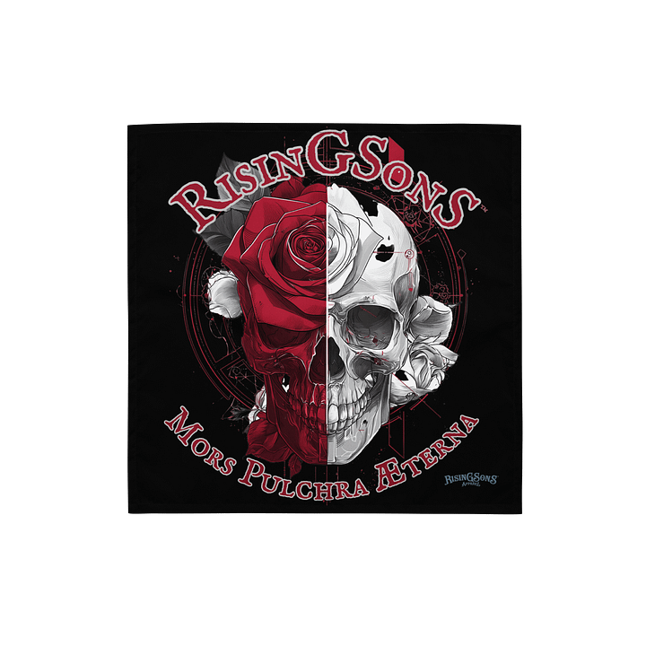 Rising Sons™ Death Blooms Eternal™ - Mors Pulchra Æterna Handkerchief product image (1)