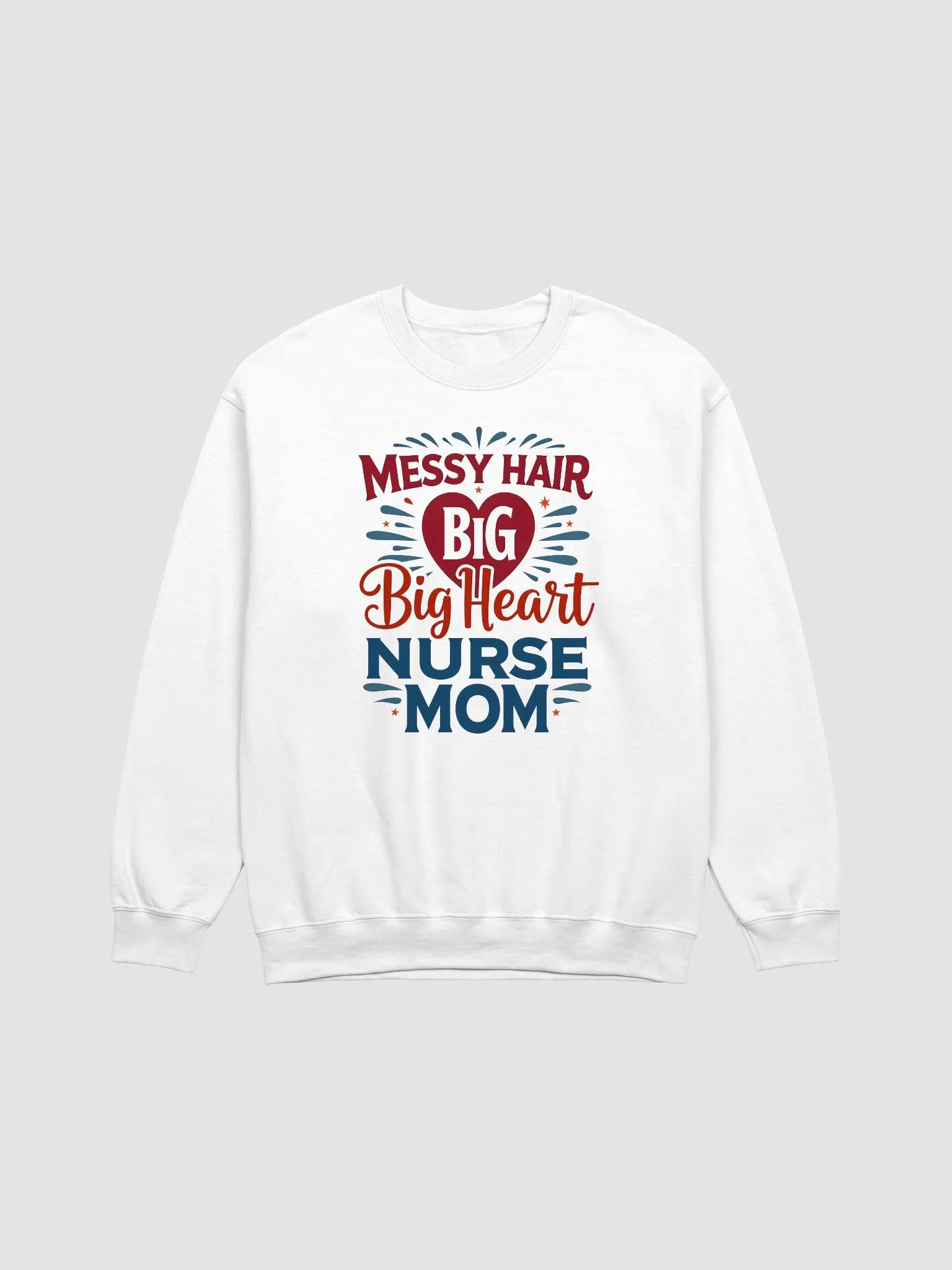 Big Heart Nurse Mom Crewneck Sweatshirt product image (8)