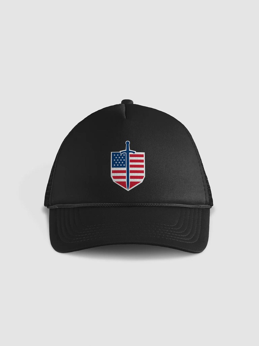 Flag Logo Foam Trucker Hat product image (1)