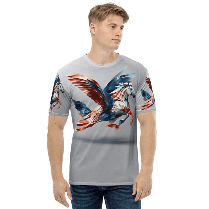 Wings horse flying T shirt product image (1)