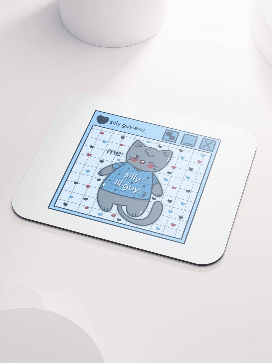 Silly Lil Guy Blue Mouse Mat product image (3)