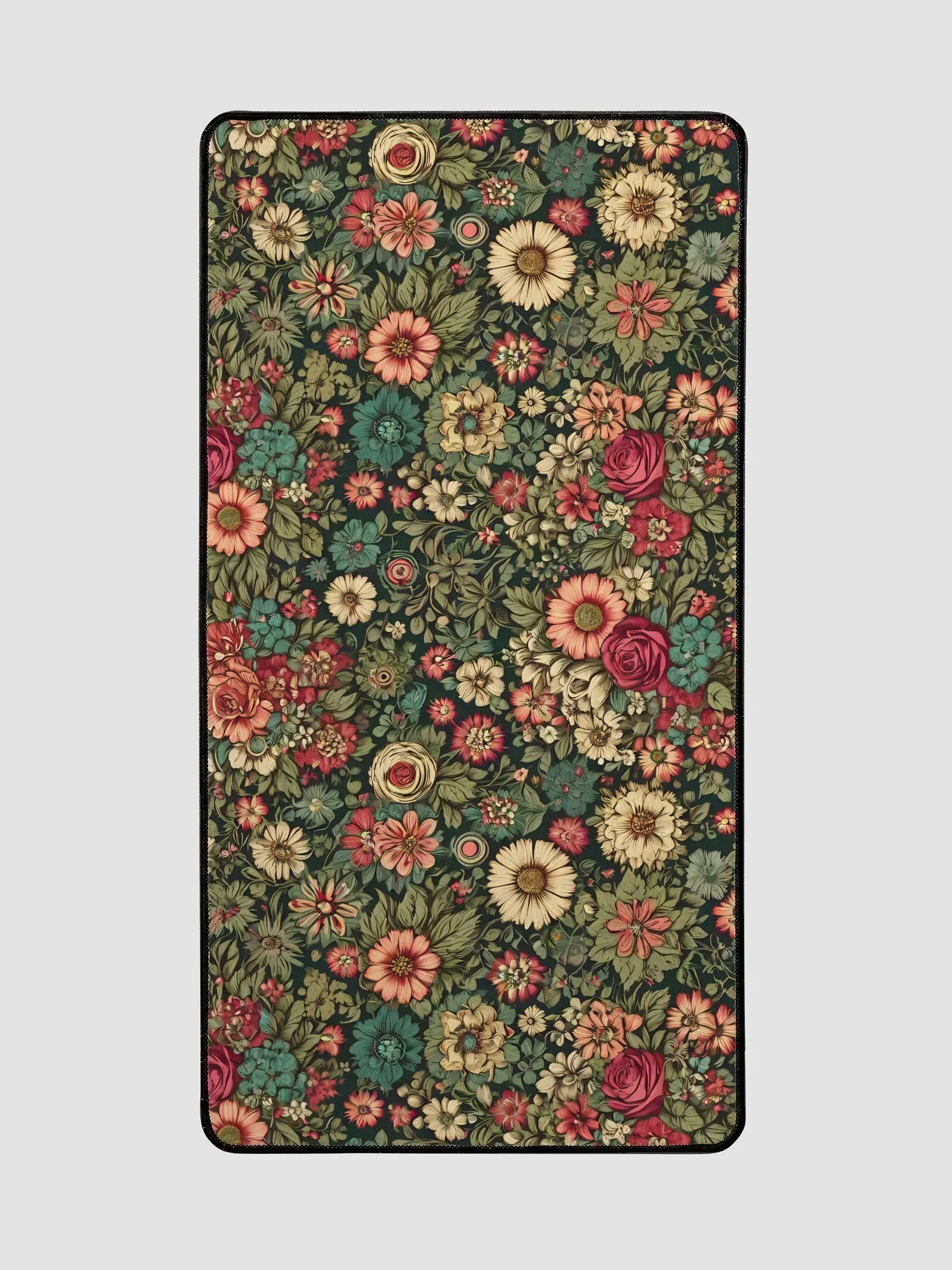 Desk Mat (31.5x15.5 inches) - Wilted Boho Floral Design product image (2)