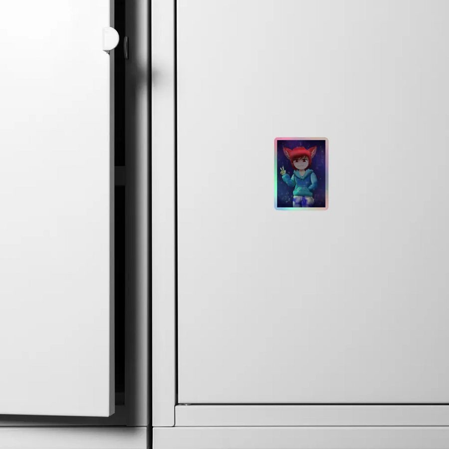 Legacy Neko Cyn - Holographic Sticker product image (4)