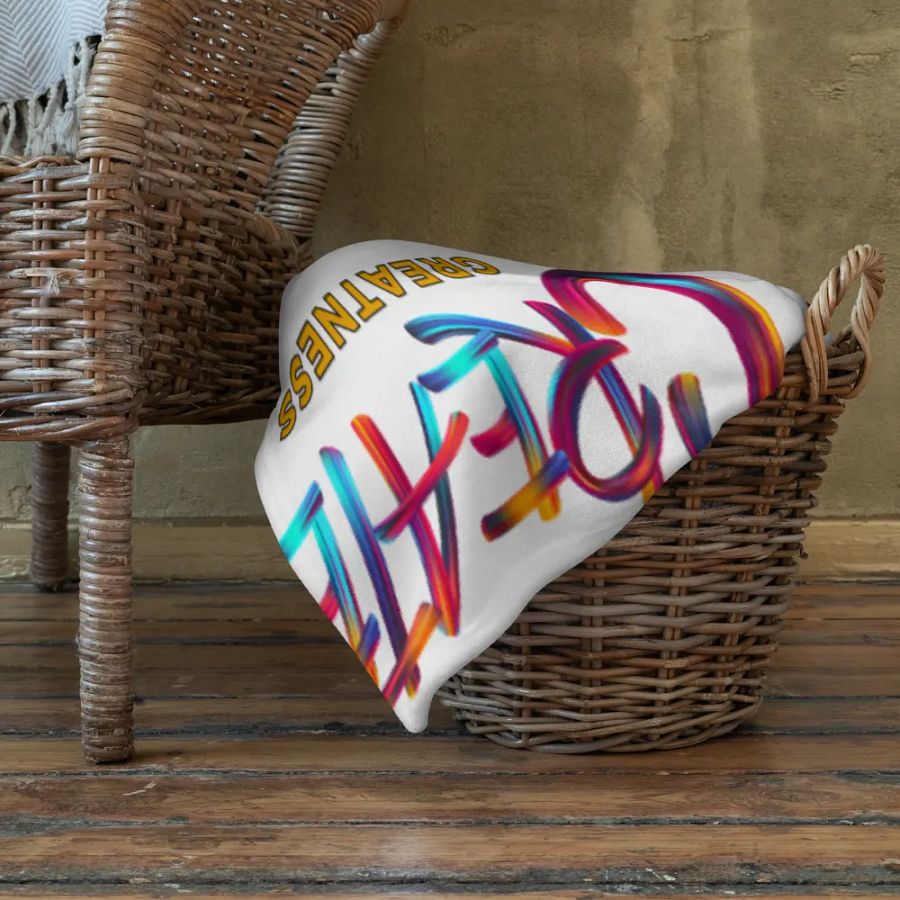 Create Greatness Patterned Throw Blanket product image (10)