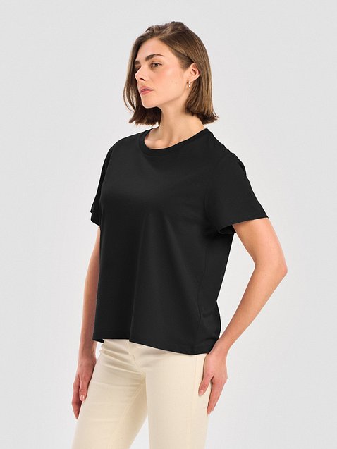 Photo showing Stanley/Stella Women's Organic Ribbed Neck T-Shirt