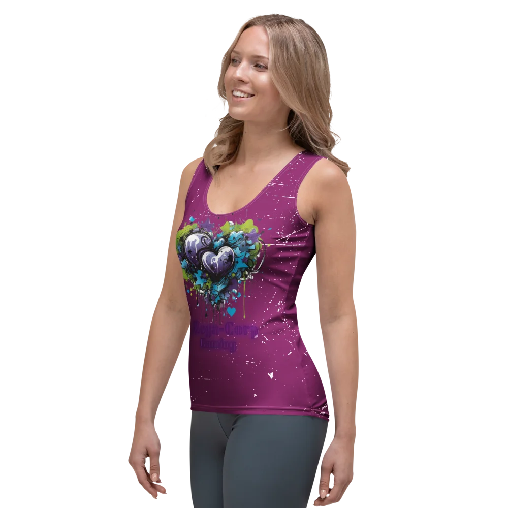 Graffiti Love All-Over Tank Top product image (3)