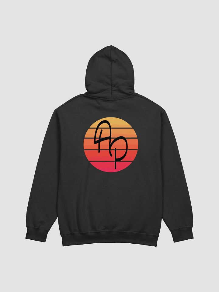 Austin Plays Ombre Sunset White Hoodie product image (2)