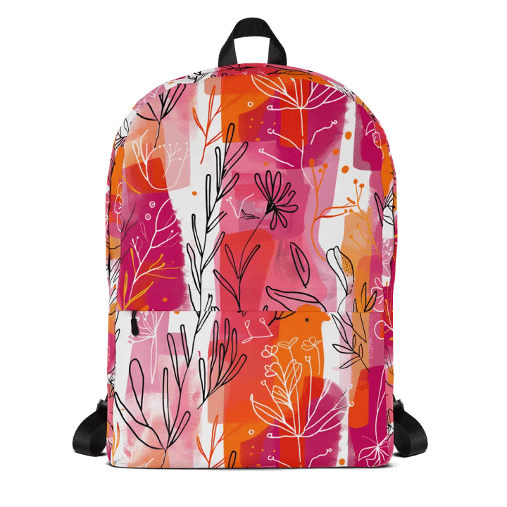 Botanical Burst All-Over Backpack product image (1)