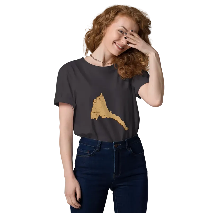 Vintage Eritrea Map Organic Tee product image (141)