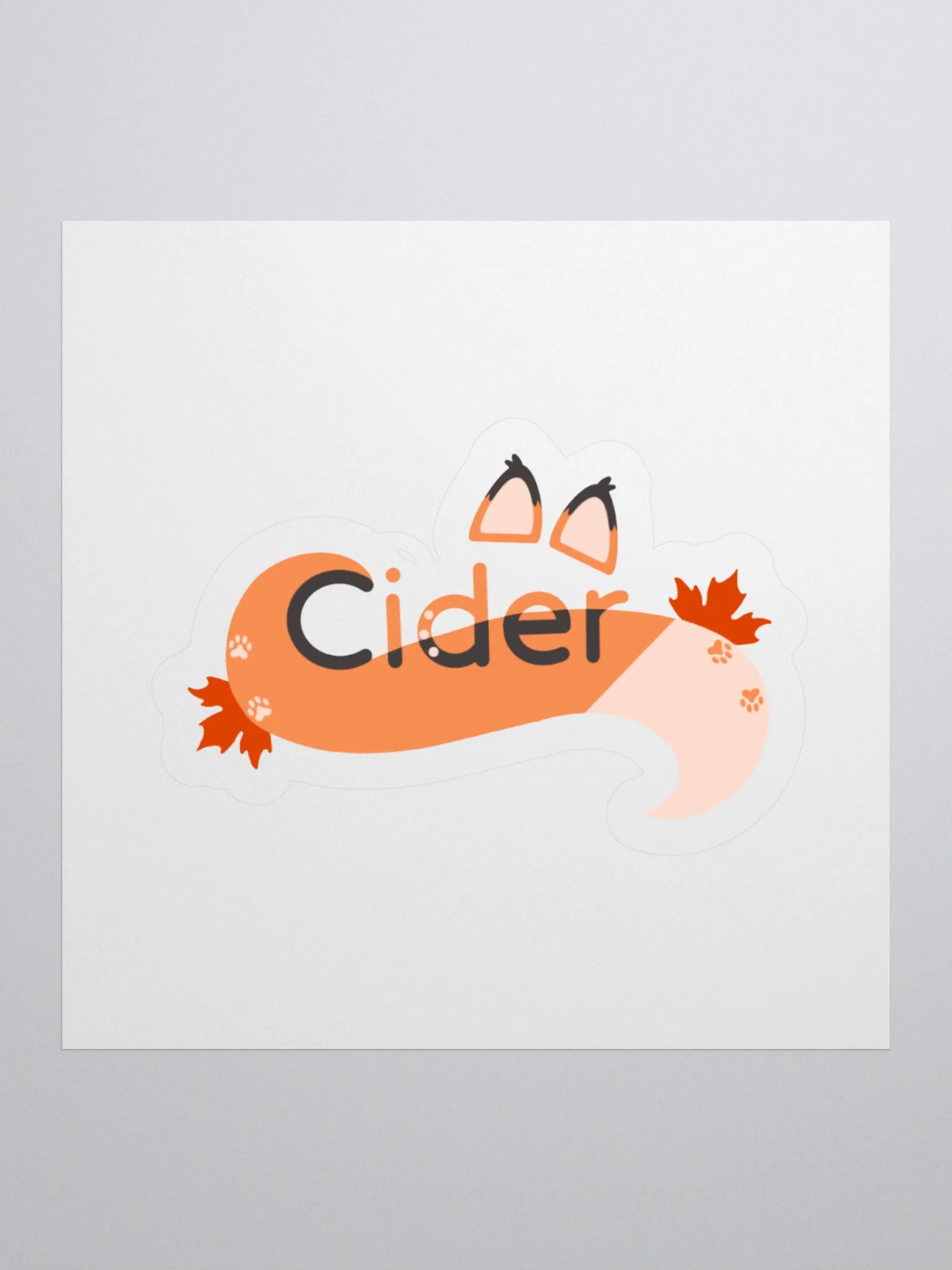 Cider Logo Sticker product image (2)