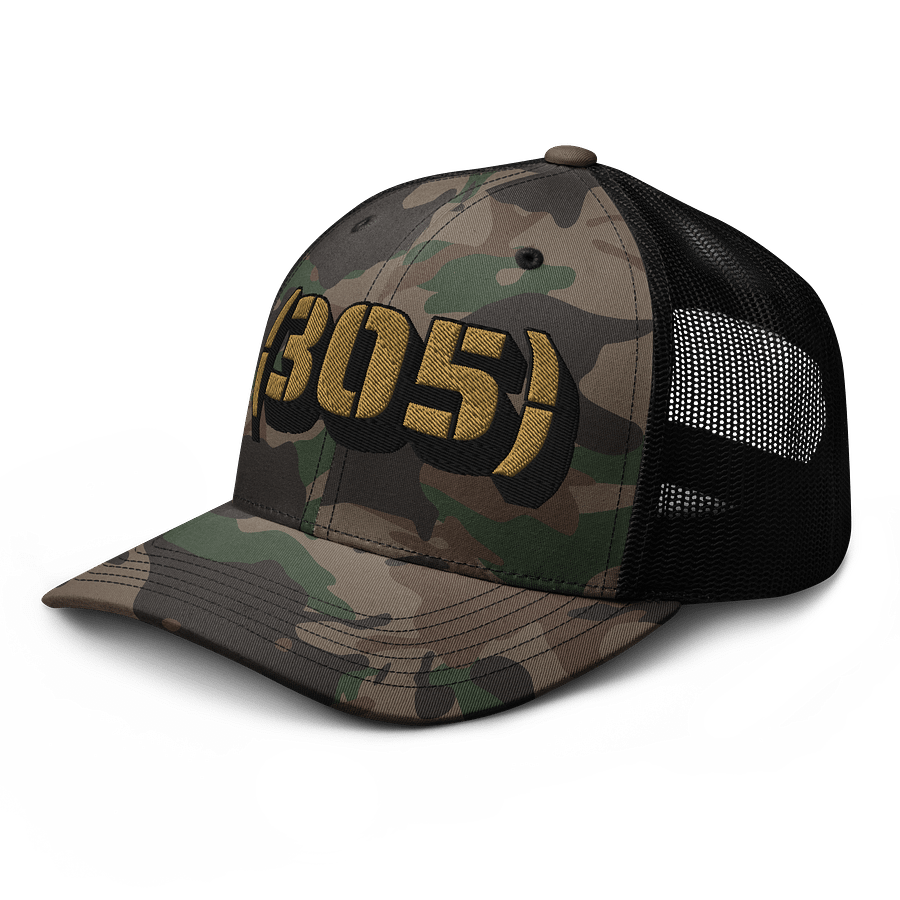 305 Camo Trucker Hat product image (4)