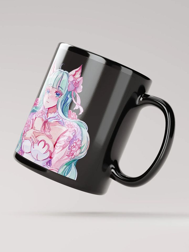 Peonies, My Love! Black Glossy Mug product image (3)