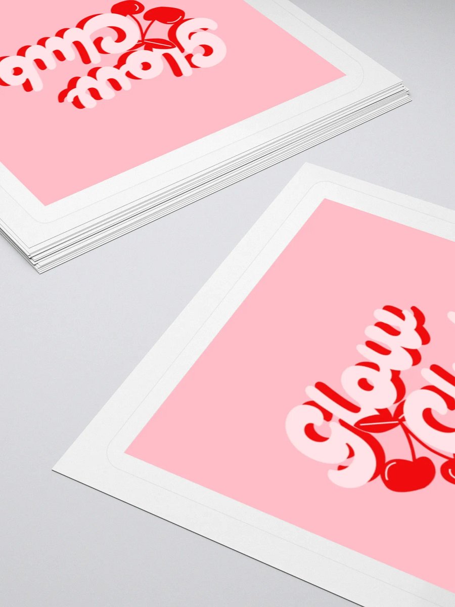 Cherry Glow Club Sticker product image (4)