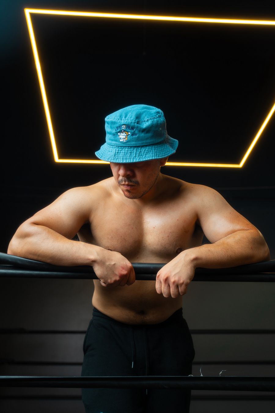 Life is Pain Denim Bucket Hat product image (22)