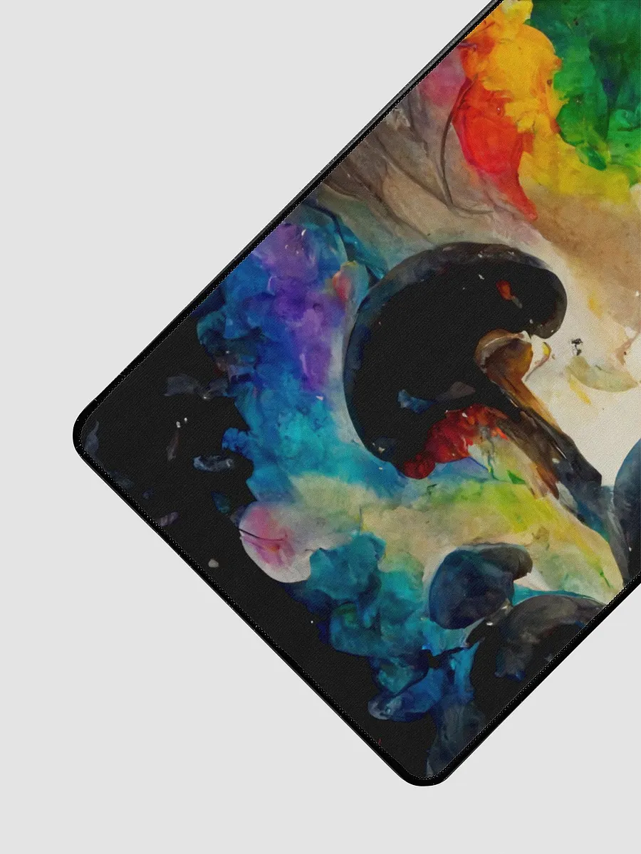 rainbow mushroom dream Desk Mat product image (3)