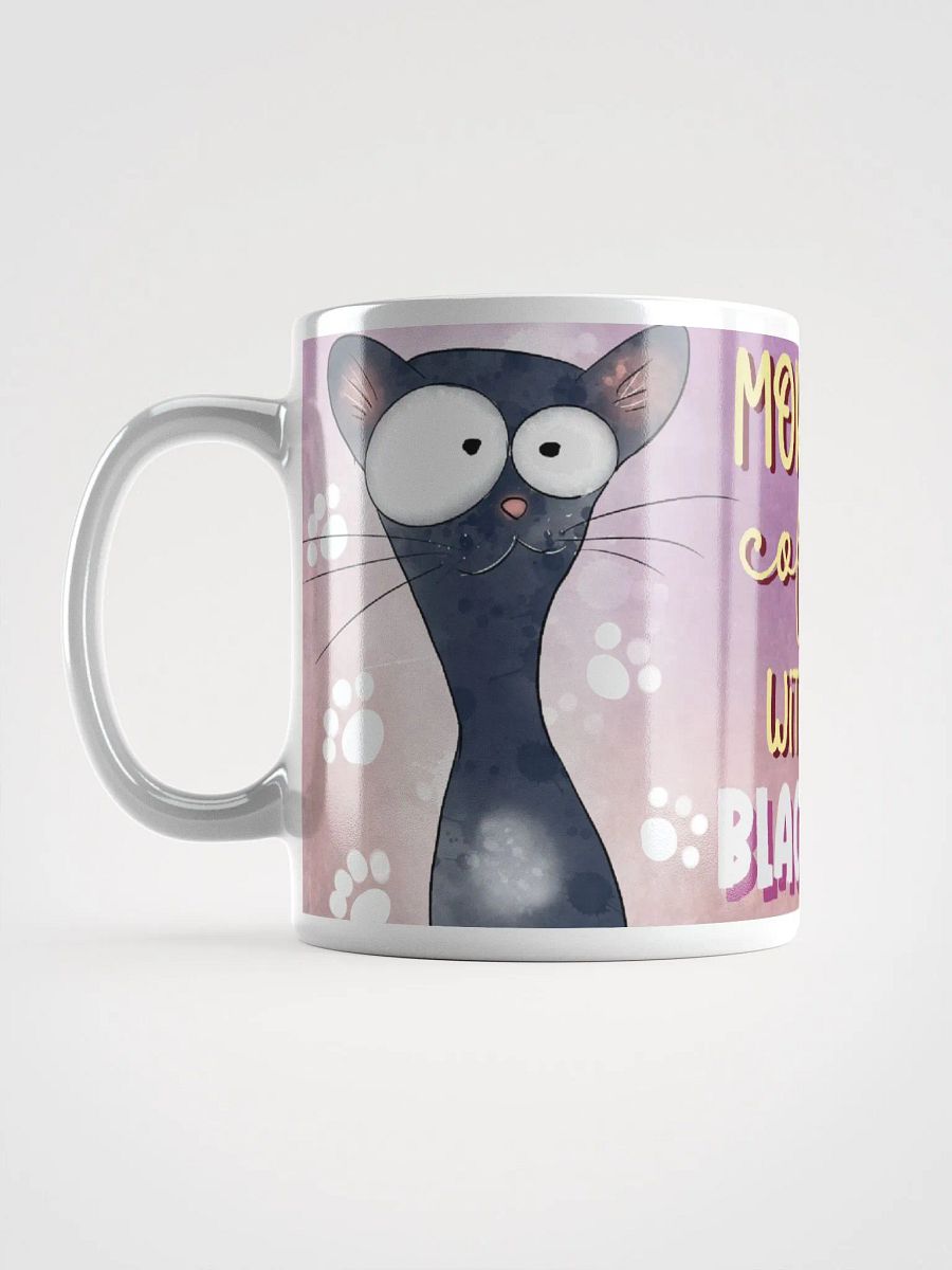 Morning Coffee with My Black Cat Mug product image (3)