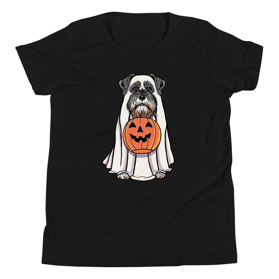Halloween Miniature Schnauzer(Salt & Pepper) Youth T-Shirt product image (5)