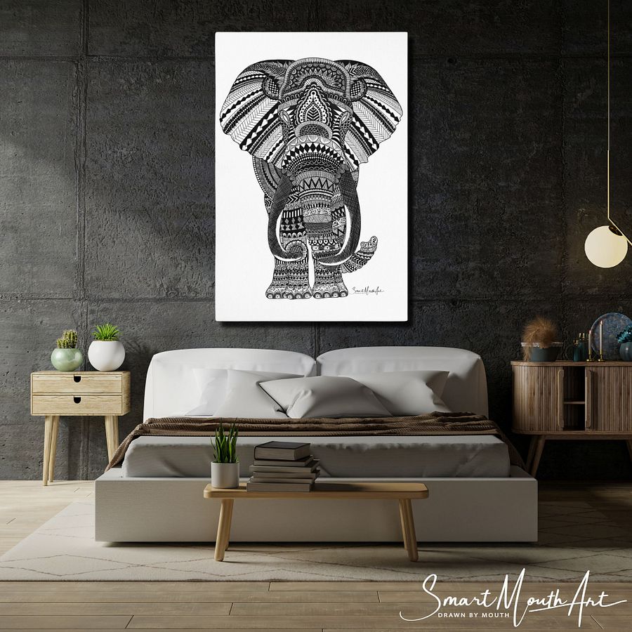 Large Elephant Print on Canvas product image (10)
