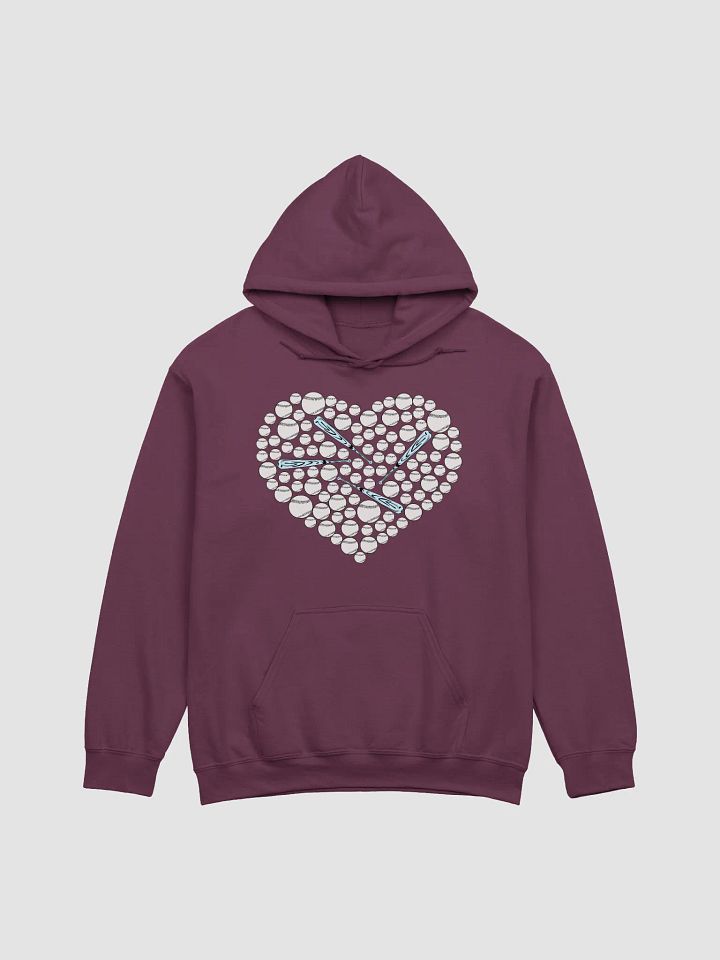 Pure Heart Baseball Love Hoodie product image (1)