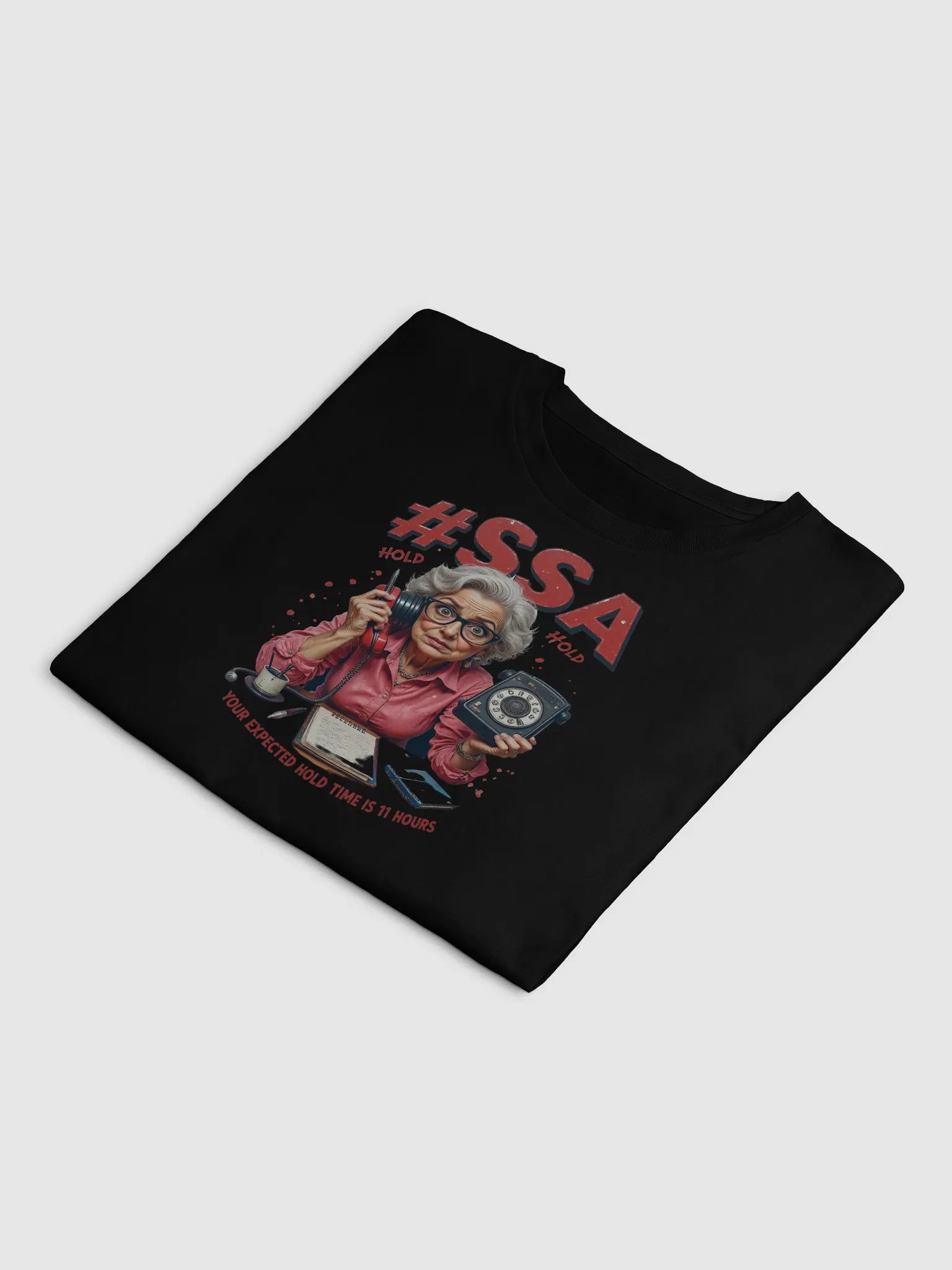 Social Security Hold Time Crop Top product image (27)