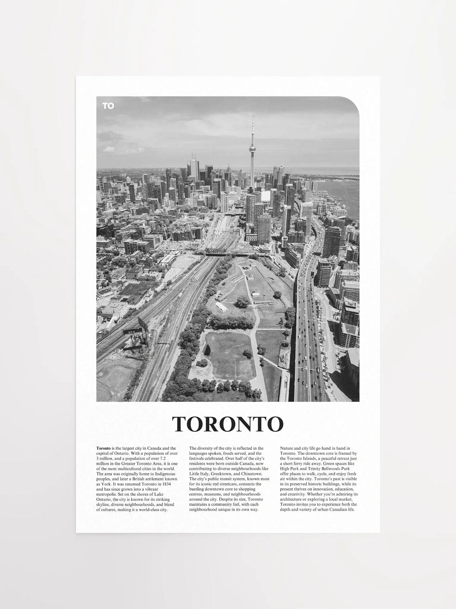 Toronto 04 Newspaper Poster product image (11)