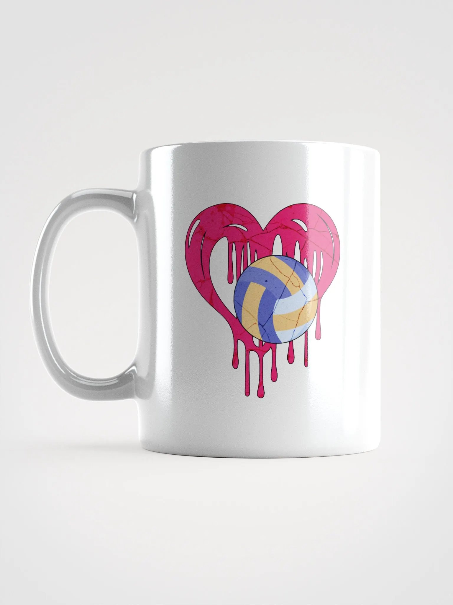 Heart Volleyball Melting Love Mug product image (1)
