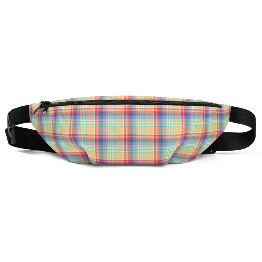 Bright Pastel Plaid Fanny Pack product image (2)
