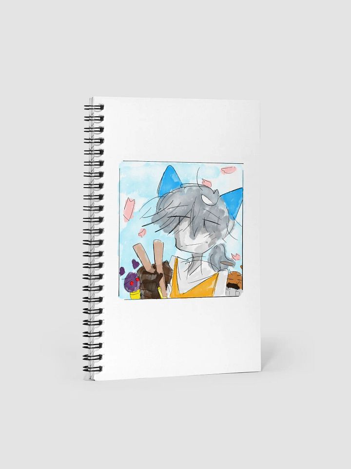 Sad and Hampan going to school notebook sakura product image (1)