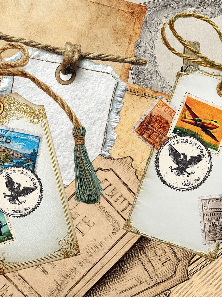 100 Busy City Labels Tags Images bundle product image (2)