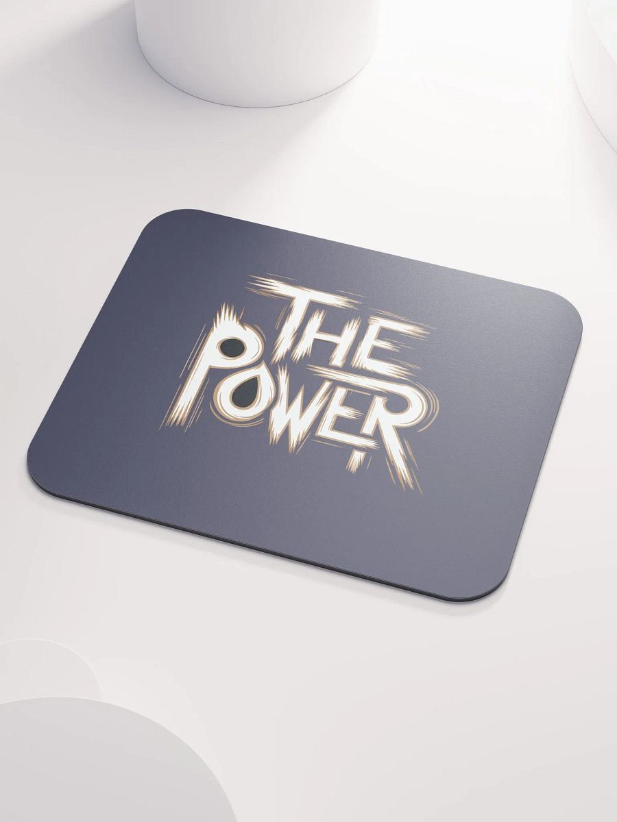 The Power Navy color Classic Mouse Pad product image (3)