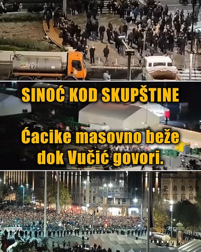 🔴🔵⚪️Ćaci masovni beže dok Vučić govori. Dijana Hrika i narod se glasnije čuju.

LINK ZA SNIMAK U KOMENTARU I NA STORIJU

#dij...