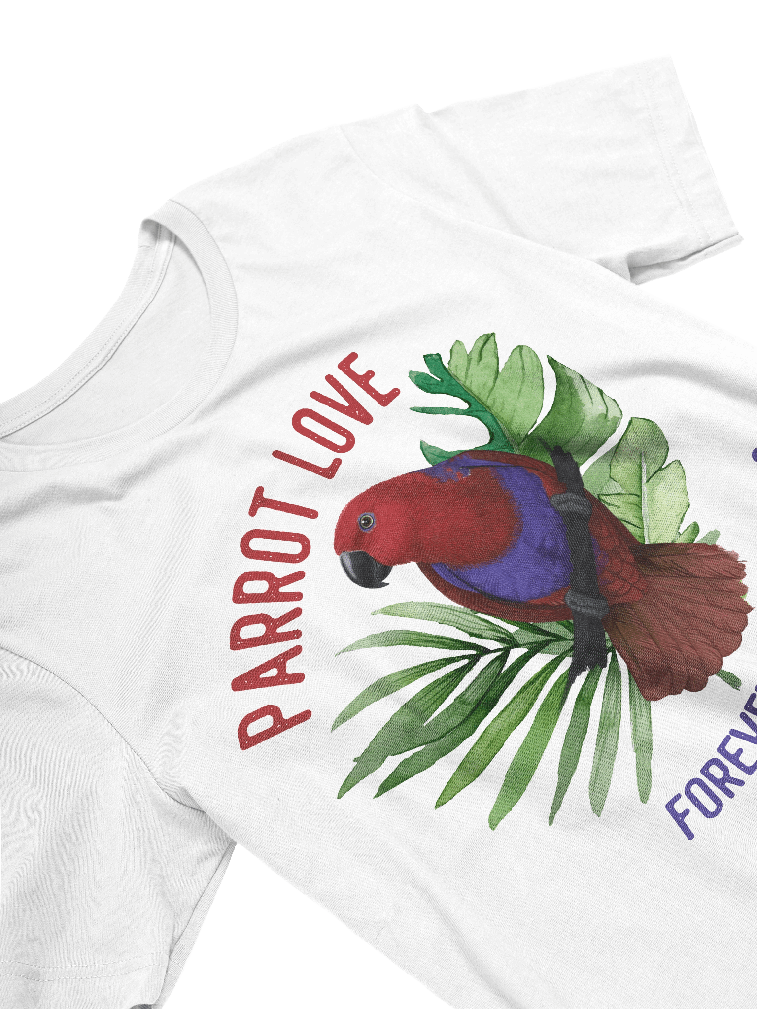 Parrot Love Eclectus Unisex T-Shirt product image (2)