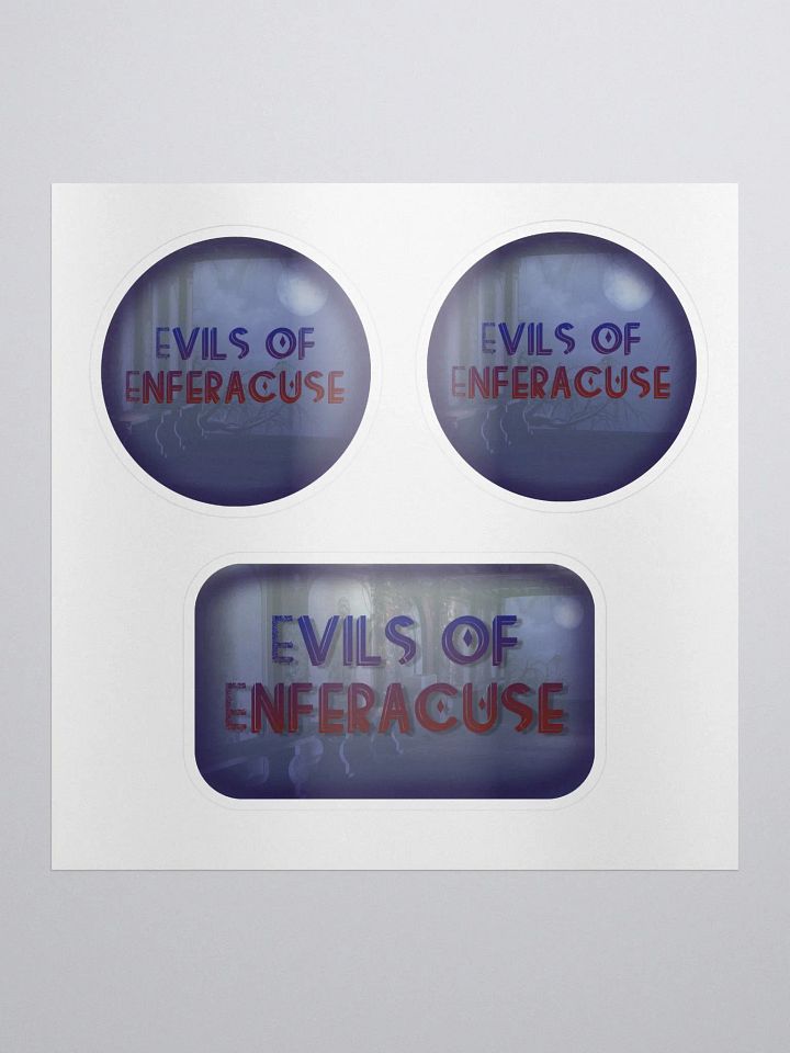Evils of Enferacuse Sticker Set #1 product image (1)